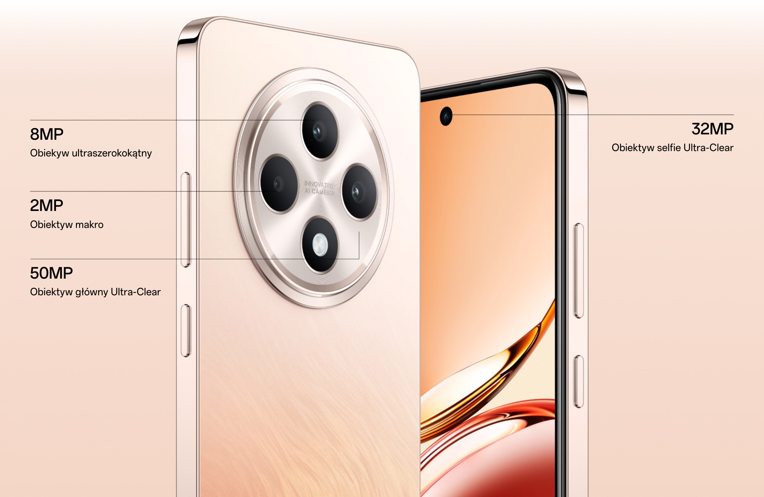 Smartfon Oppo Reno 12F 8/256GB Amber Orange - zdjęcie 23