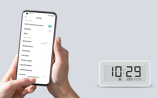 Zegar Xiaomi Mi Temperature and Humidity Clock Pro - zdjęcie 12