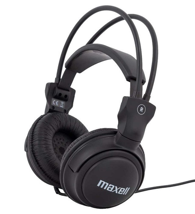 MAXELL HOME STUDIO Słuchawki Headphones czarne, idealne do domowego studia - zdjęcie 1