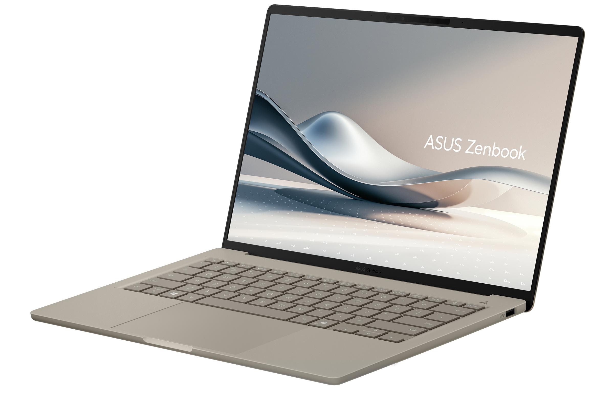 ASUS Zenbook A14 UX3407RA-QD020W X Elite X1E 78 100 14.0" WUXGA OLED 60Hz 400nits Glossy 32GB LPDDR5X SSD1TB Qualcomm Adreno GPU WLAN+BT Cam 70WHrs Win11 Zabriskie Beige - zdjęcie 4