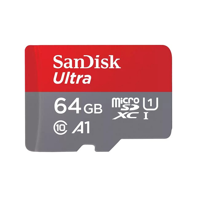 SANDISK ULTRA microSDXC 64GB 140MB/s + SD ADAPTER - zdjęcie 1