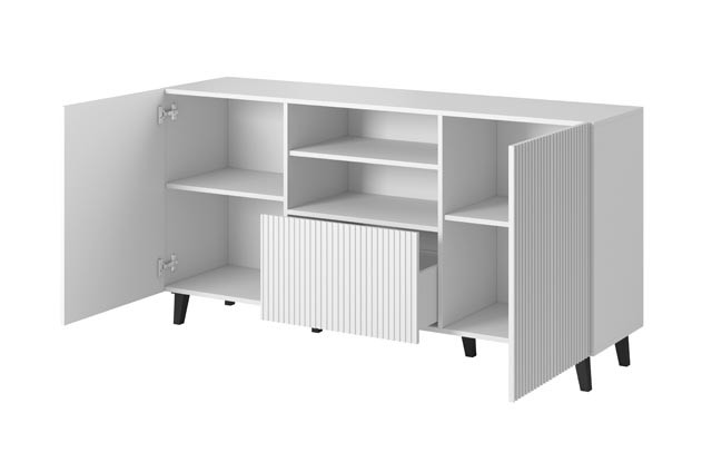 Komoda PAFOS 150x40x82 biały mat - zdjęcie 1