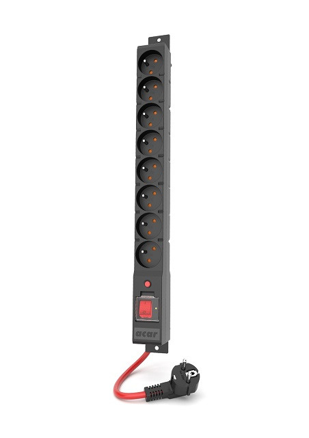 Listwa zasilająca Acar R8 POWER 16A (3m ; czarny) - zdjęcie 1