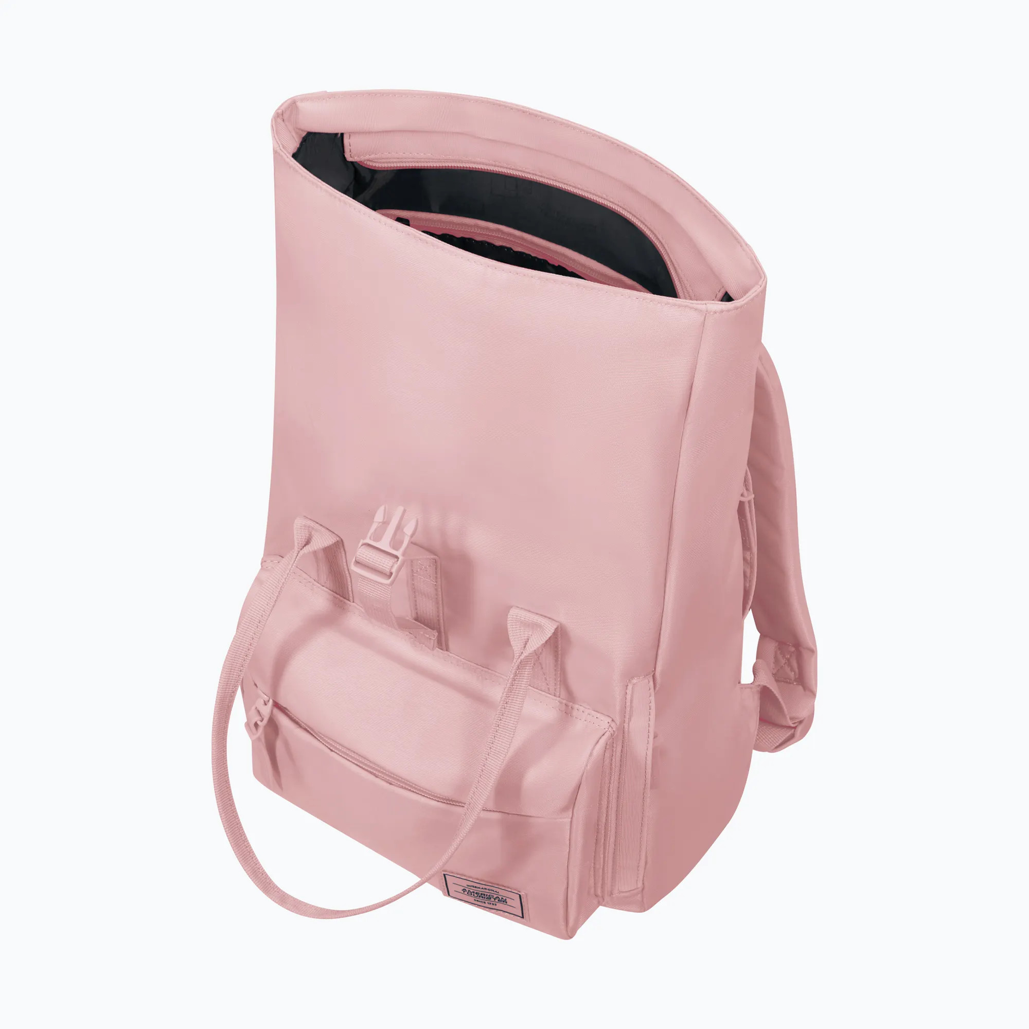 American Tourister Urban Groove Pastels Roll Top Backpack Pastel Pink - zdjęcie 2