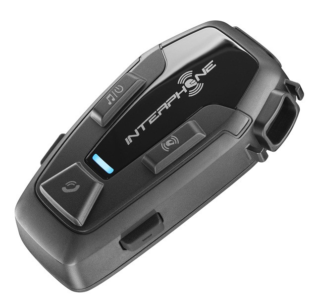 Intercom motocyklowy INTERPHONE U-COM 7R, komplet na 1 kask - zdjęcie 2