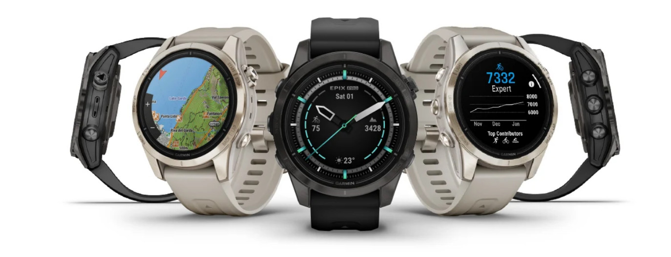 Zegarek sportowy Garmin EPIX PRO Gen 2 42mm Sapphire Titanium - zdjęcie 2