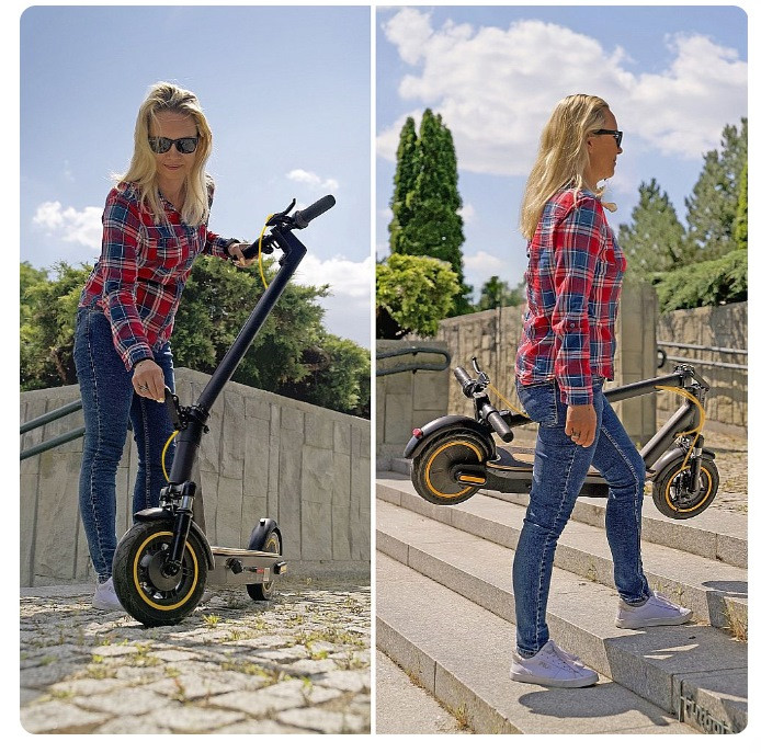 Hulajnoga Elektryczna XRIDER M10 Pro 15,6Ah Bateria LG 500W - zdjęcie 13