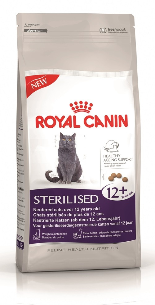 ROYAL CANIN Senior Ageing 12+ Sterilised - sucha karma dla kota - 4 kg - zdjęcie 2