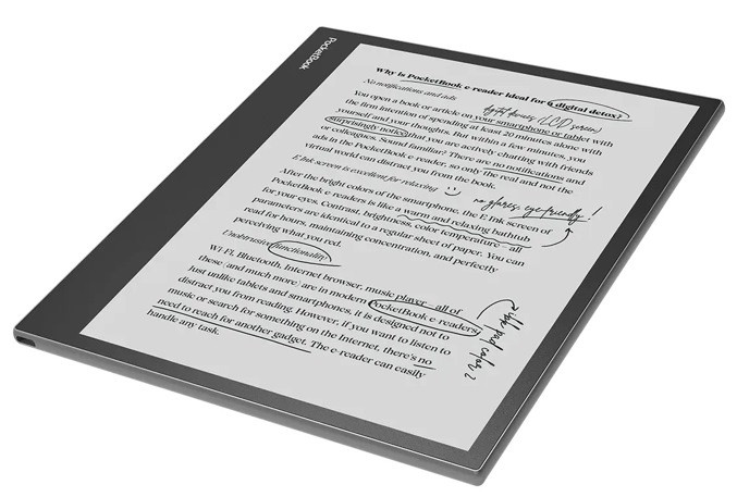 Czytnik Ebook PocketBook InkPad Eo 10,3" E-Ink Kaleido 3 64GB WI-FI Mist Gray - zdjęcie 4