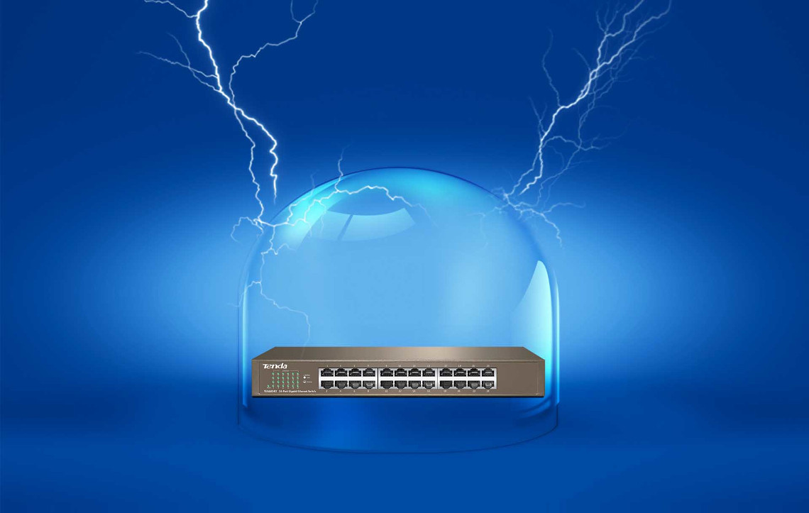 TENDA TEG1024D 1000M Switch - zdjęcie 5