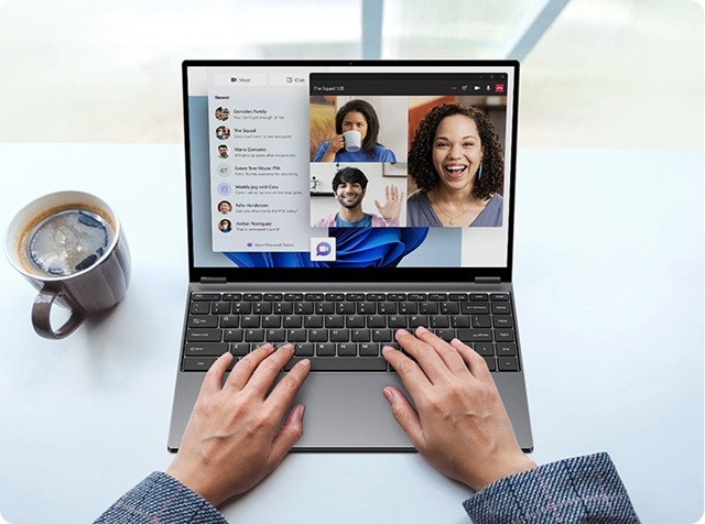 Chuwi FreeBook 2023 Intel i3-1215U 13.5" IPS (2256x1504) Touch x360 12GB SSD512 BT BacklitKeyboard Win11 Space Grey - zdjęcie 10