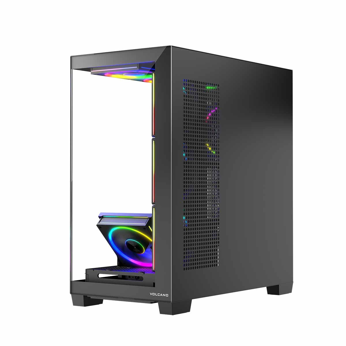 MODECOM OBUDOWA VOLCANO STELLAR ARGB MIDI 8F BLACK - zdjęcie 7