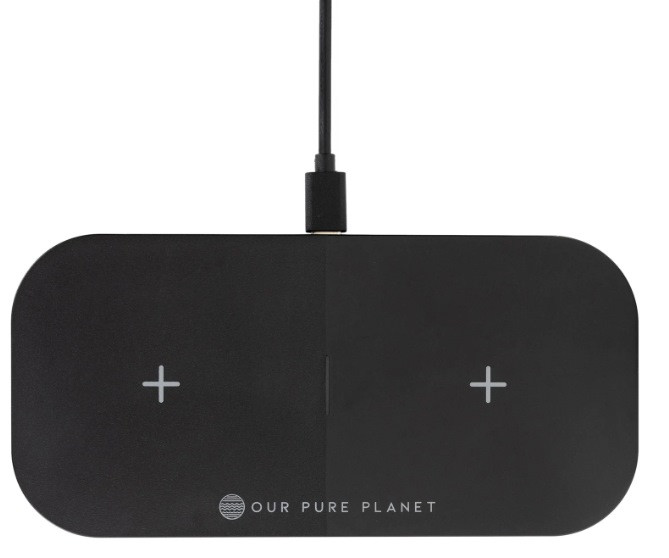 Podwójna ładowarka indukcyjna szybkie ładowanie OUR PURE PLANET - zdjęcie 3
