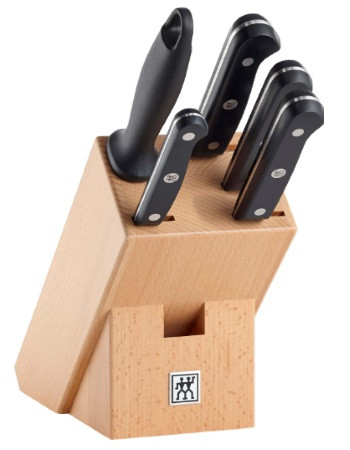 Zestaw noży ZWILLING Gourmet 36131-001-0 (Blok do noży, Nóż x 4, Ostrzałka do noża) - zdjęcie 1