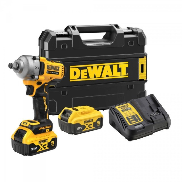 KLUCZ UDAROWY 1,/" 2X5Ah DCF891P2T DEWALT - zdjęcie 1