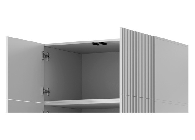 Szafa PAFOS 2D NADSTAWKA 90x55,5x45 biały mat - zdjęcie 1
