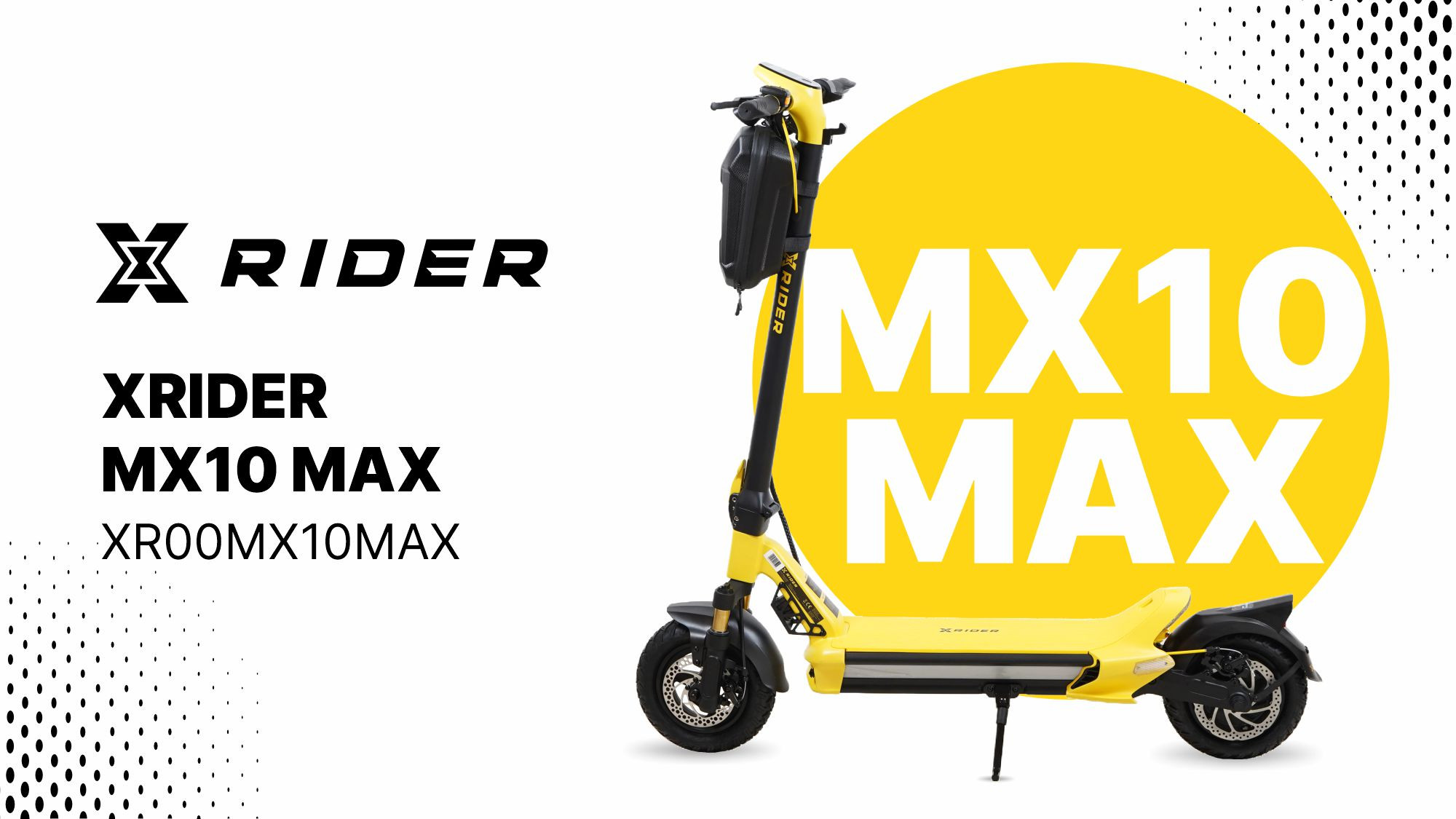 Hulajnoga Elektryczna XRIDER MX10 18,2 Ah MAX 800W - zdjęcie 1