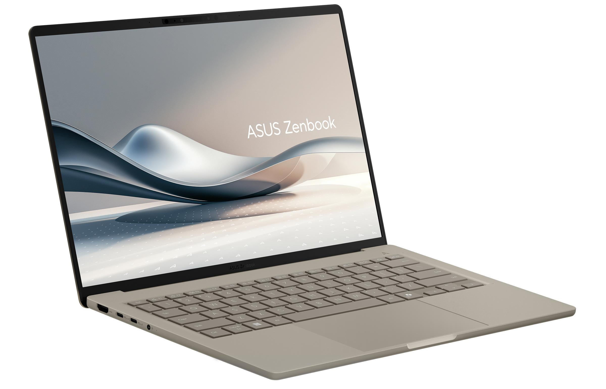 ASUS Zenbook A14 UX3407RA-QD020W X Elite X1E 78 100 14.0" WUXGA OLED 60Hz 400nits Glossy 32GB LPDDR5X SSD1TB Qualcomm Adreno GPU WLAN+BT Cam 70WHrs Win11 Zabriskie Beige - zdjęcie 3