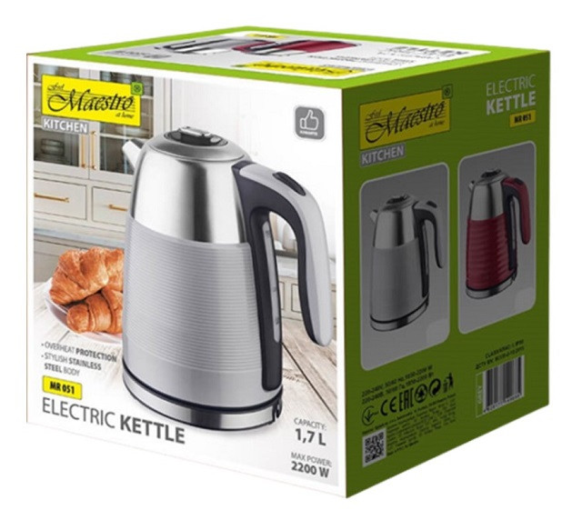 Czajnik elektryczny MAESTRO 1,7l MR-051-GREY - zdjęcie 2