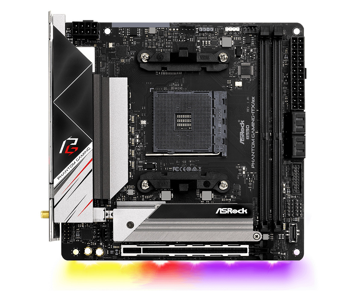 Płyta główna Asrock B550 PHANTOM GAMING-ITX/AX - zdjęcie 2