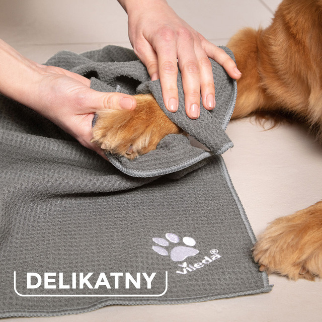 VILEDA Pet Pro XL Ręcznik z mikrofibry dla zwierząt - 100x65 cm - zdjęcie 4
