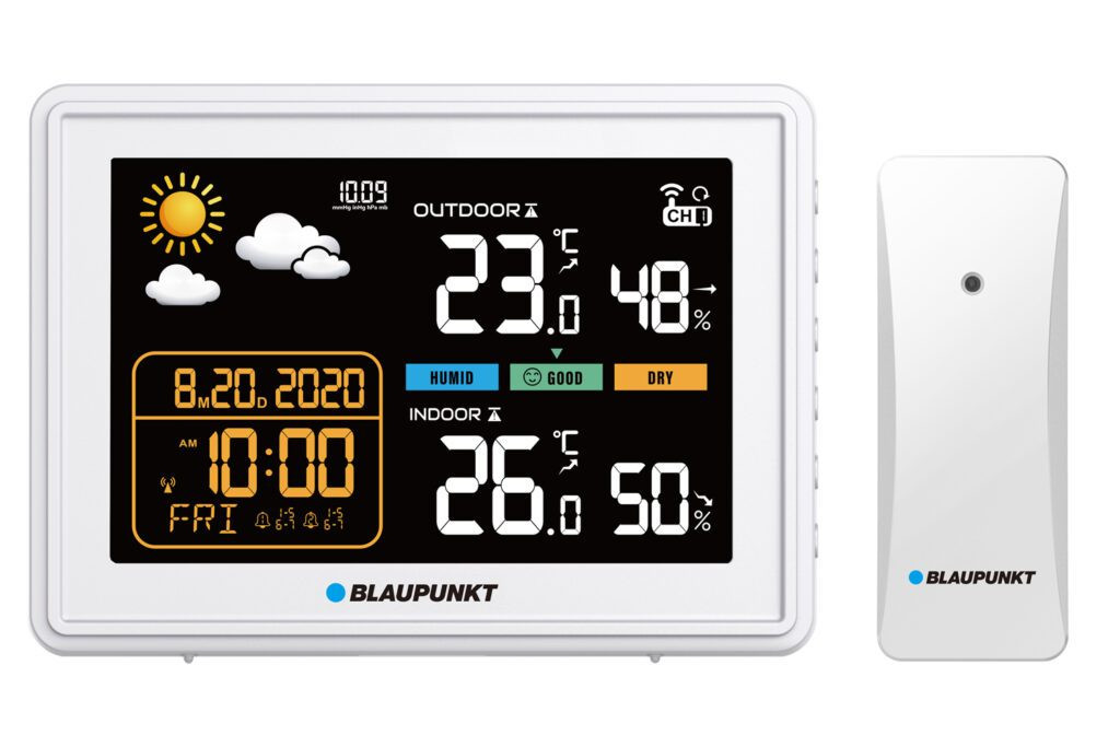 BLAUPUNKT Stacja pogodowa z czujnikiem zewnętrznym WS30BK - zdjęcie 4