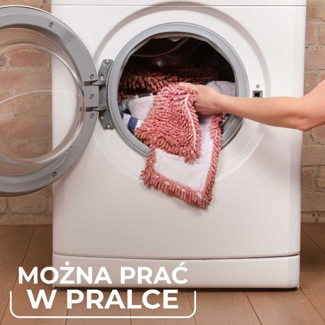 VILEDA Pet Pro Mop płaski 3D Chenille z drążkiem - zdjęcie 5