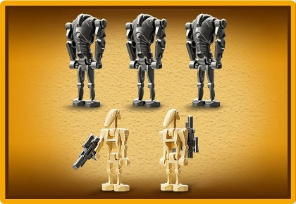 LEGO Star Wars 75372 Zestaw bitewny z żołnierzem armii klonów™ i droidem bojowym™ - zdjęcie 4