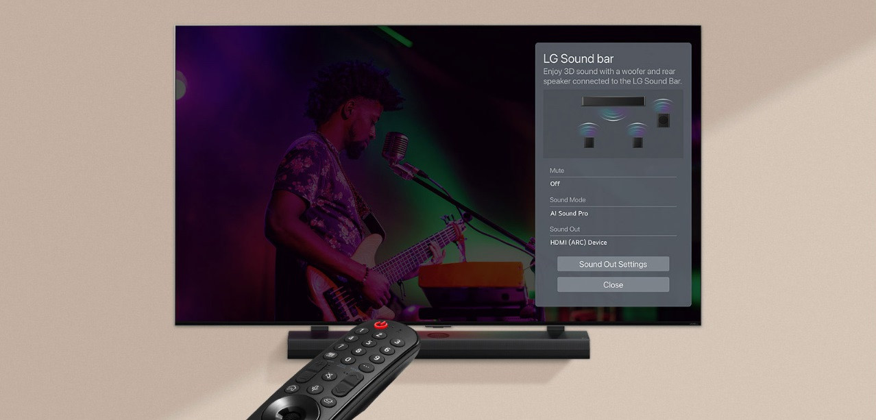 Telewizor LG 55UT80003LA LCD 55'' 4K Ultra HD WebOS 24 Dolby Digital Plus Niebieski - zdjęcie 11