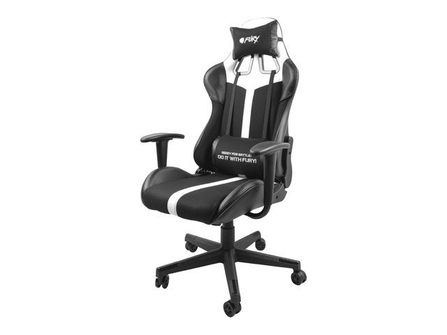 FURY FOTEL GAMINGOWY AVENGER XL CZARNO-BIAŁY - zdjęcie 1