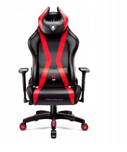 Fotel gamingowy DIABLO X-HORN 2.0 normal fotel czarno-czerwony - zdjęcie 1