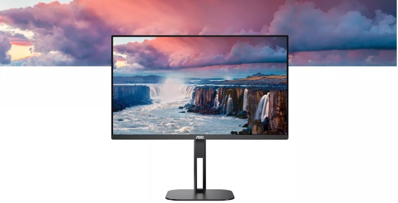MONITOR AOC LED 27" Q27V5N/BK - zdjęcie 1