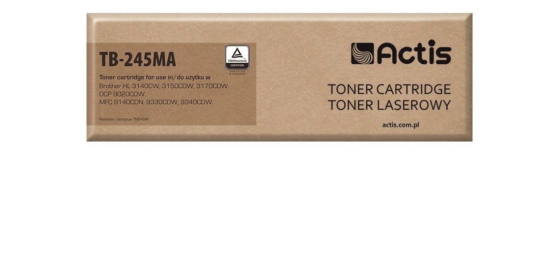 Actis TB-245MA Toner do drukarki Brother, Zamiennik Brother TN-245M; Standard; 2200 stron; purpurowy. - zdjęcie 1