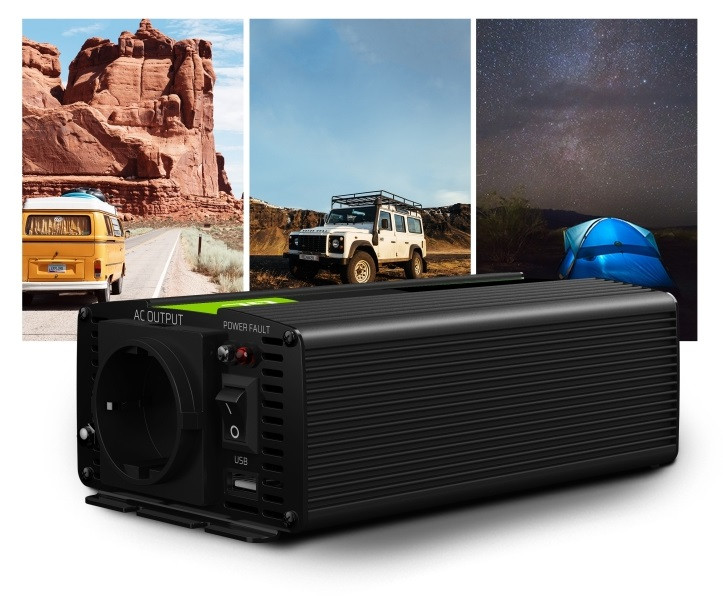 GREEN CELL PRZETWORNICA INV03DE 12V - 230V 500W/10 - zdjęcie 2