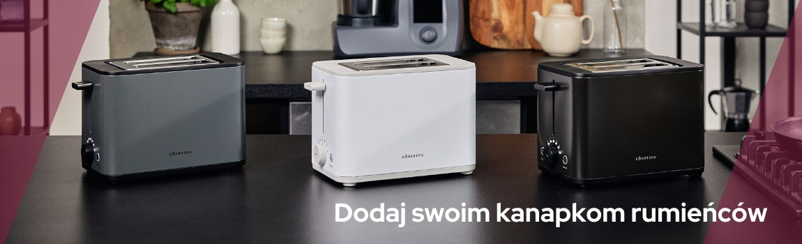 Toster Kohersen Modern Matt B088 (szary) - zdjęcie 2