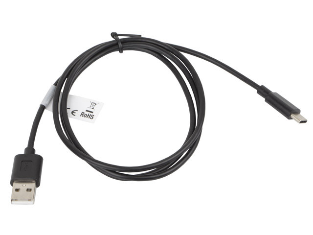 LANBERG KABEL USB 2.0 TYPE-C(M)-AM 1M, CZARNY - zdjęcie 2