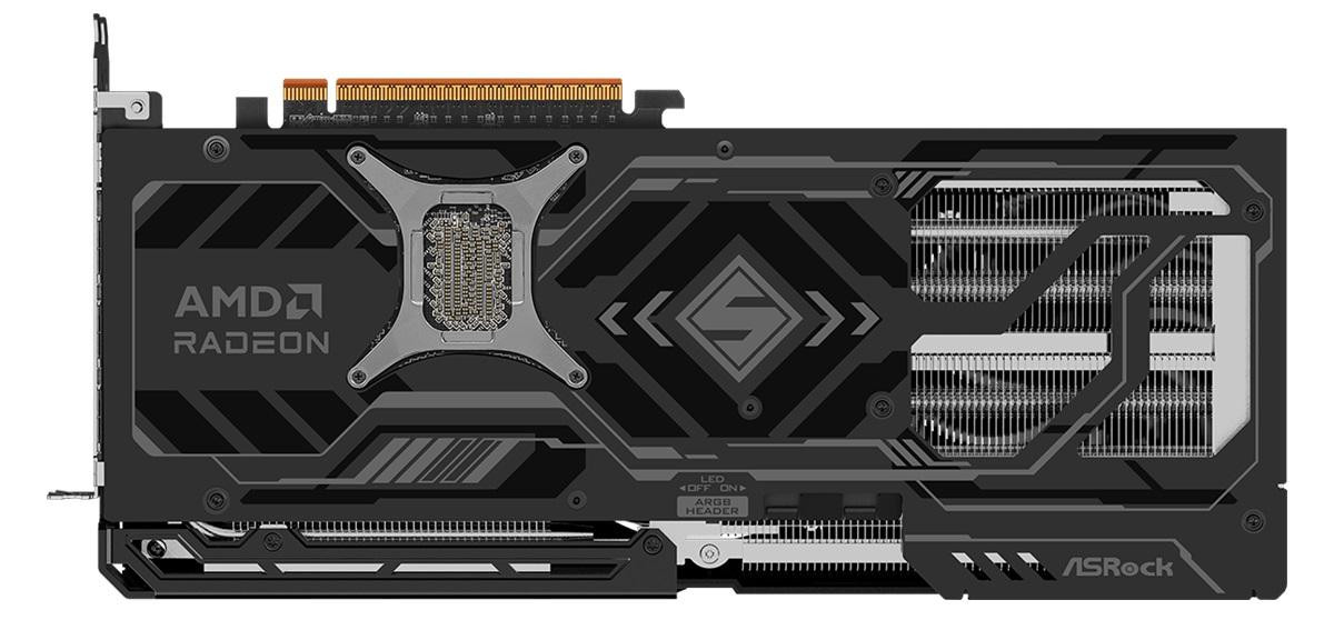 Karta graf. Asrock RX9070XT Steel Legend Dark 16GB - zdjęcie 5