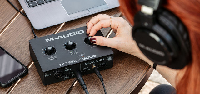 M-AUDIO M-Track SOLO - Interfejs Audio USB - zdjęcie 3