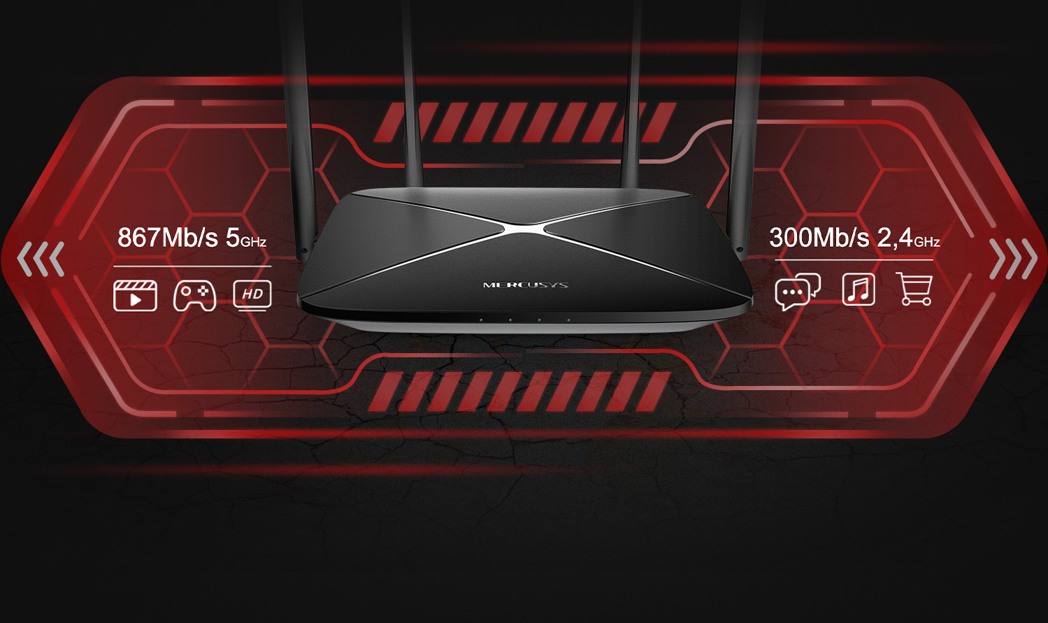 Router Mercusys AC12G - zdjęcie 2
