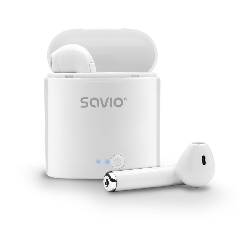 SAVIO BEZPRZEWODOWE SŁUCHAWKI BLUETOOTH TWS-01 - zdjęcie 1