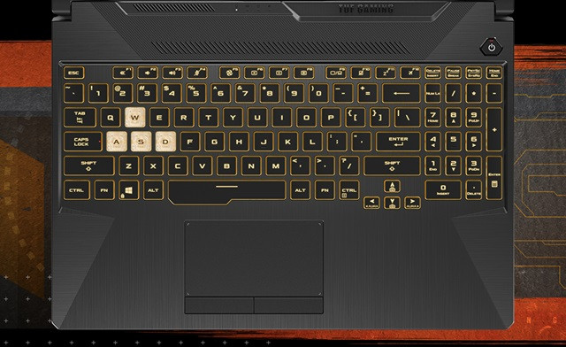 ASUS TUF Gaming A15 FA506NC-HN002W Ryzen 5 7535HS 15.6"FHD Value IPS-level 144Hz 250nits AG 8GB DDR5 4800 SSD512 GeForce RTX™ 3050 4GB LAN WLAN+BT Cam720p Backlit Keyboard RGB 48WHrs Win11 Graphite Black - zdjęcie 10