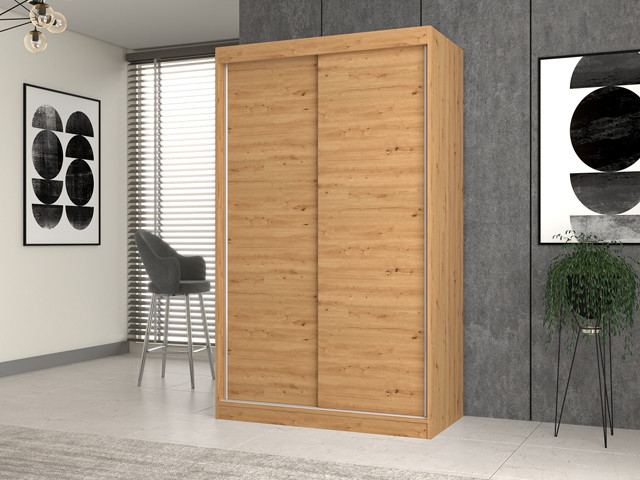 Szafa z drzwiami przesuwnymi IGA 120x61xH200 artisan - zdjęcie 1