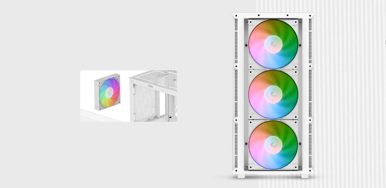 Obudowa DeepCool CH560 WH (R-CH560-WHAPE4-G-1) - zdjęcie 6