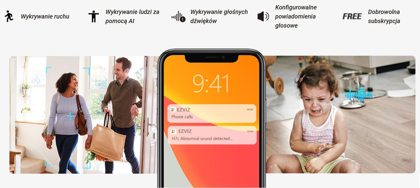 KAMERA IP EZVIZ H7C 2K+ (4MP+4MP) - zdjęcie 7
