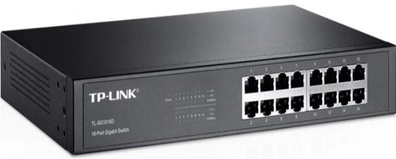 Switch TP-LINK TL-SG1016D 16xRJ45 10/100/1000 D/R - zdjęcie 1