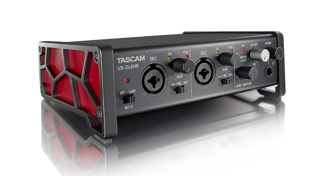 Tascam US-2x2HR - Interfejs USB audio/MIDI wysokiej rozdzielczości (2 wejścia, 2 wyjścia) - zdjęcie 3
