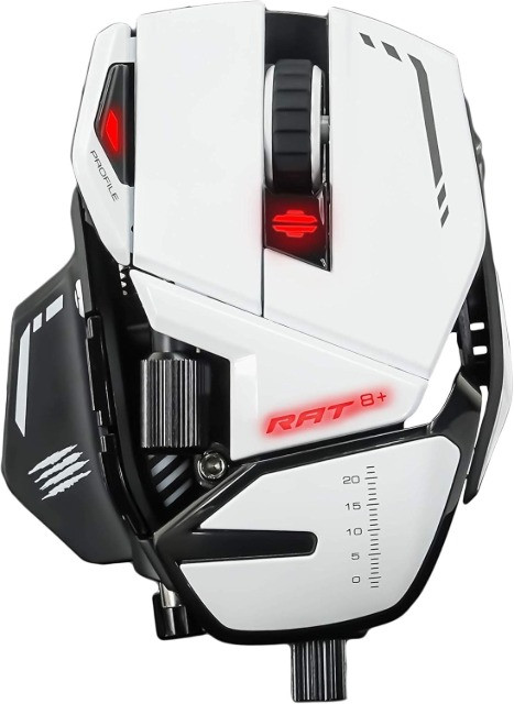Mysz Mad Catz R.A.T. 8+ WHITE - zdjęcie 1