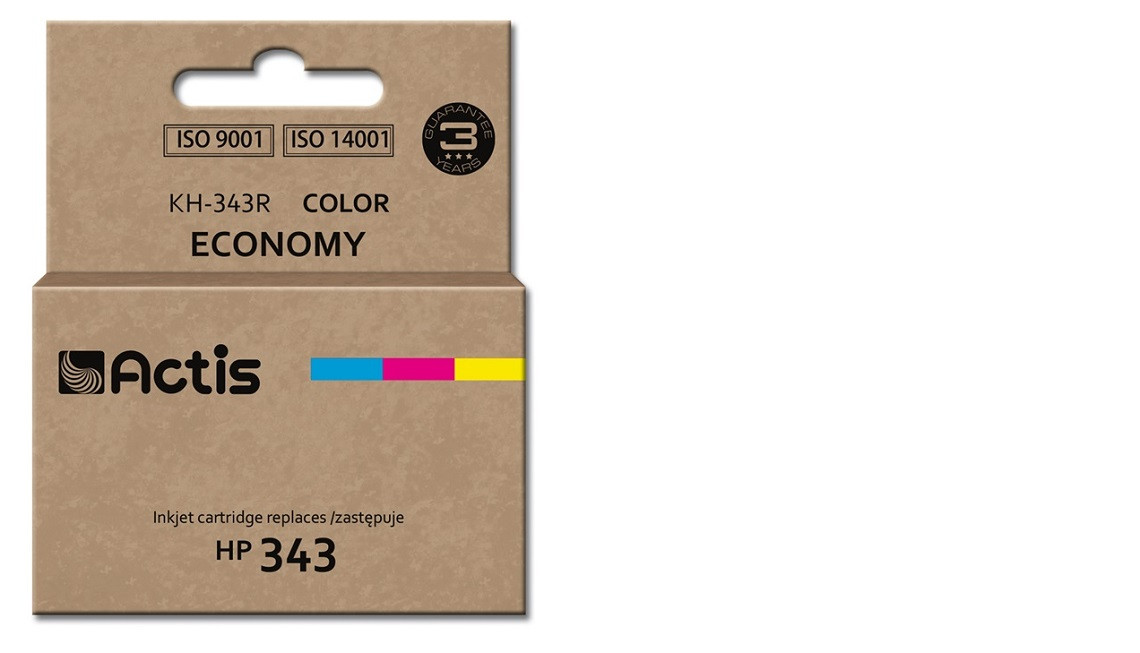 Actis KH-343R Tusz do drukarki HP, Zamiennik HP 343 C8766EE; Standard; 21 ml; kolor. - zdjęcie 1