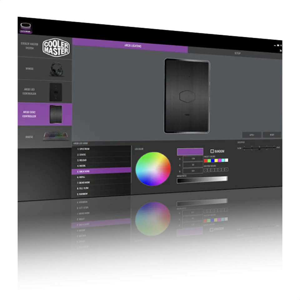 COOLER MASTER WENTYLATOR Mobius 120P ARGB 3-Pack Fan Kit - zdjęcie 9