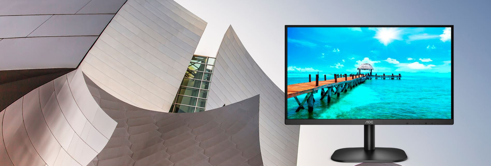MONITOR AOC LED 23,8" 24B2XD - zdjęcie 1